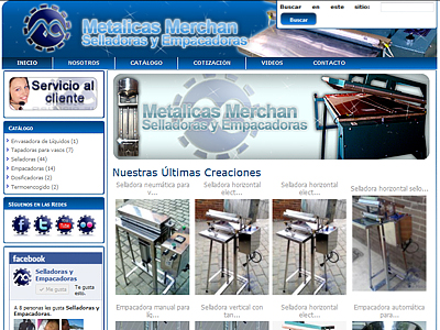 Metalicas Merchan maquinas selladoras empacadoras electronicas